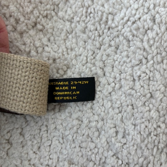 Vintage Alynn Adjustable Canvas Embroidered Golf themed Belt - Picture 7 of 11